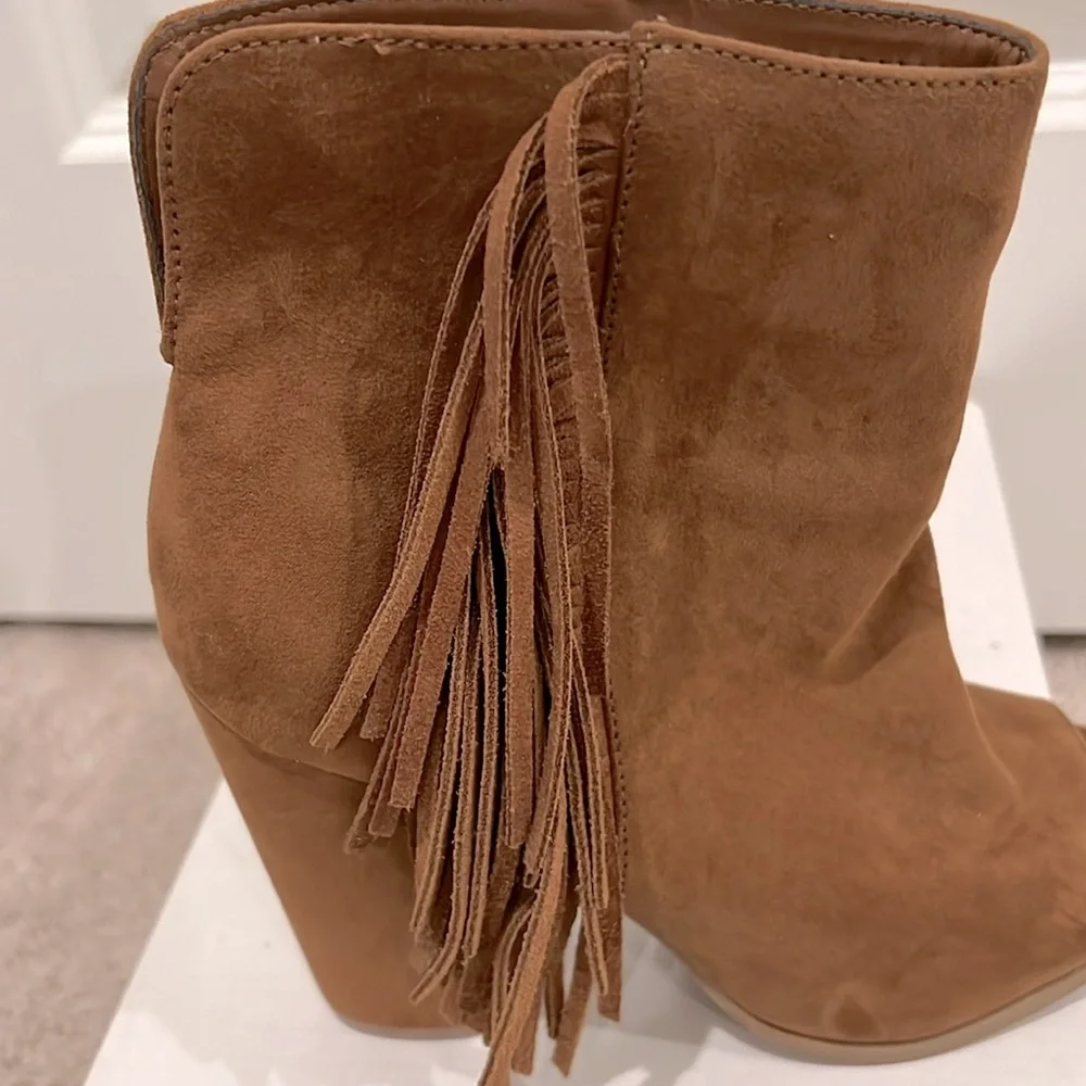 DV by Dolce Vita Lotus Style Fringe Booties